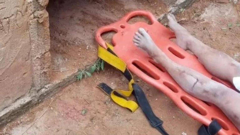 Brasil: la enterraron viva y fue rescatada diez horas después