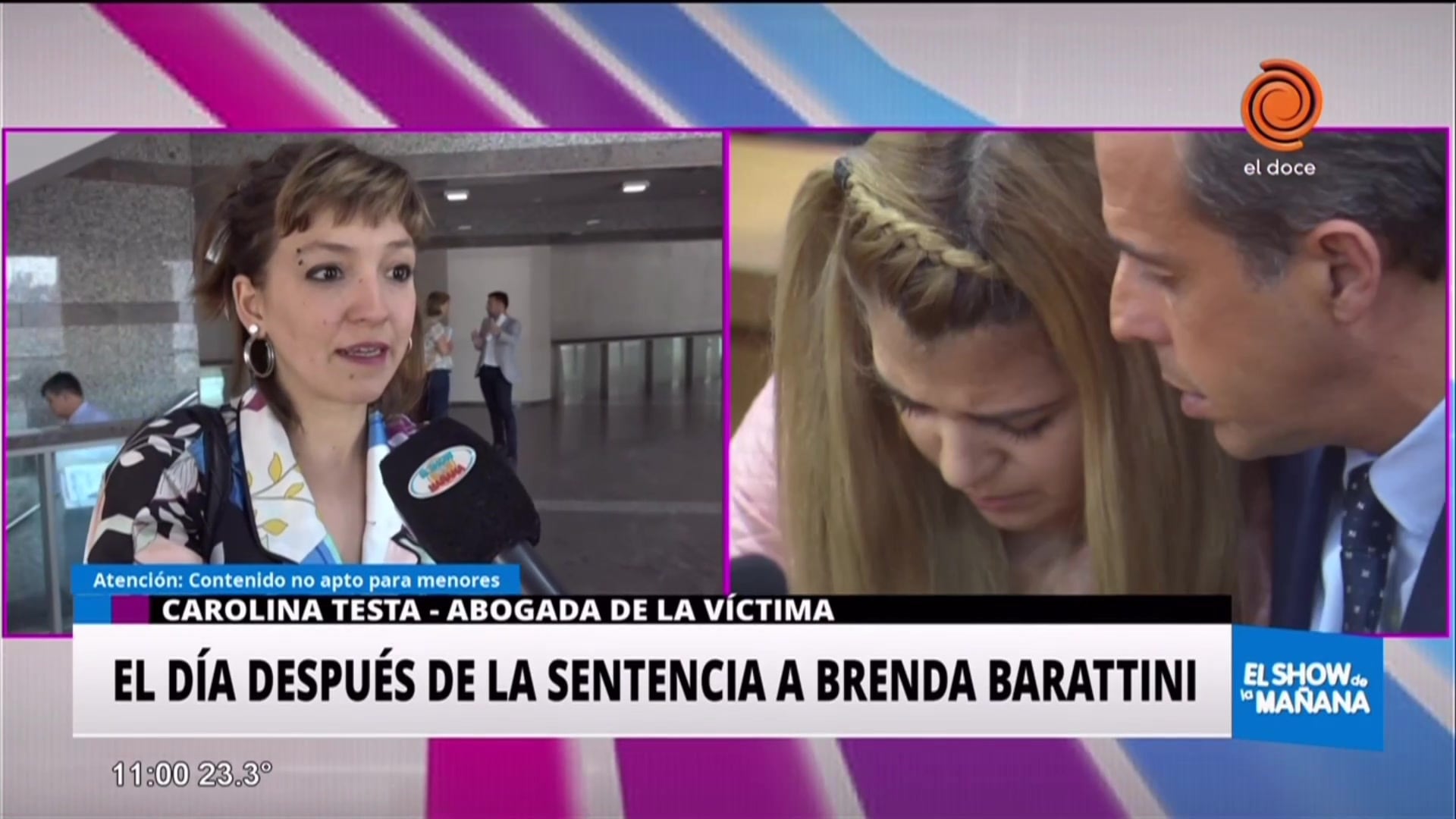 Brenda Barattini fue condenada a 13 años de cárcel