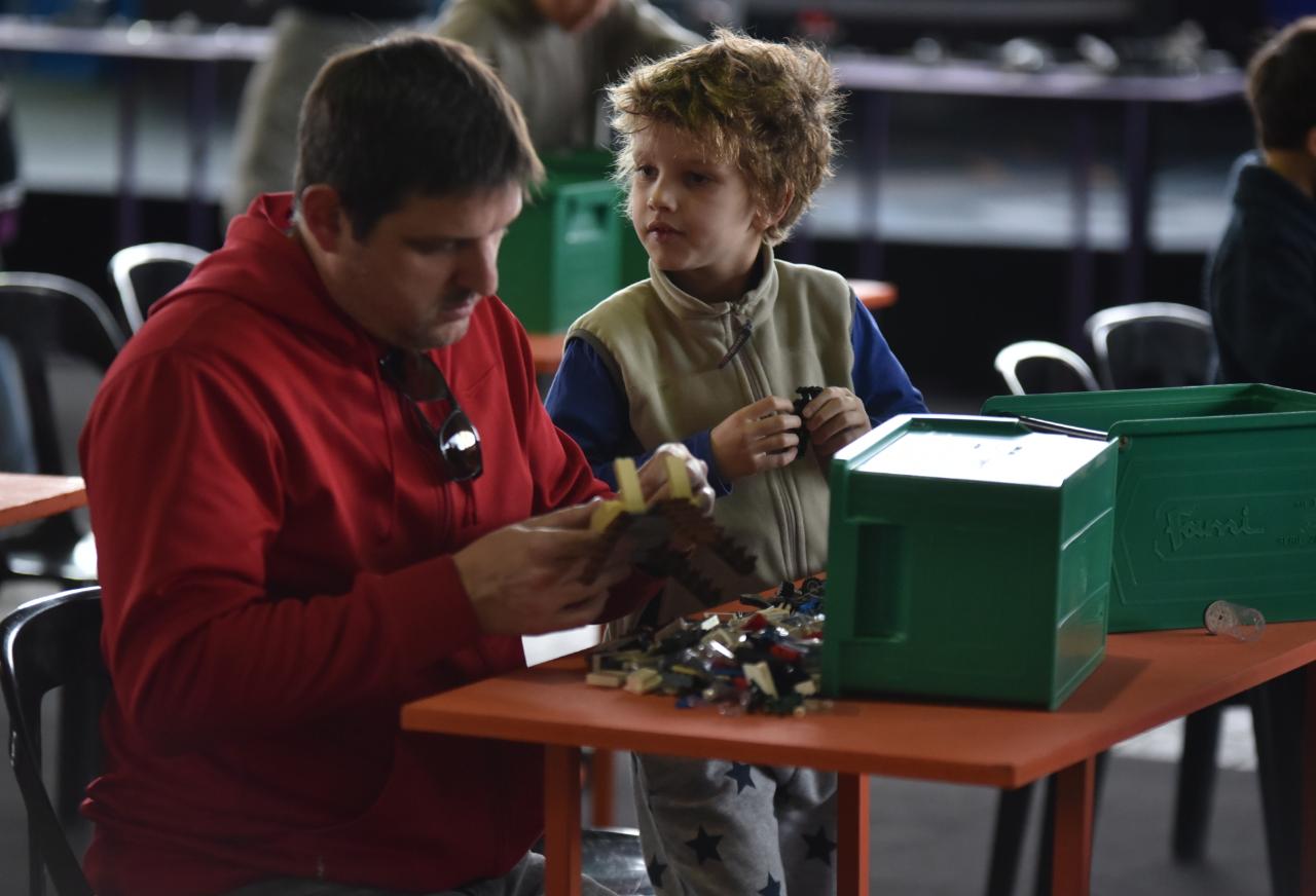 Bricklive, un espacio para chicos y grandes. Foto: Lucio Casalla / ElDoce.tv.