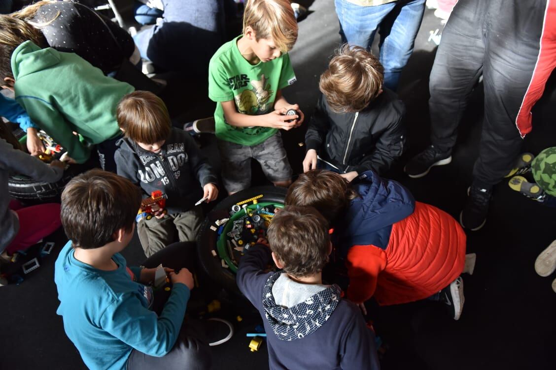 Bricklive, un espacio para chicos y grandes. Foto: Lucio Casalla / ElDoce.tv.
