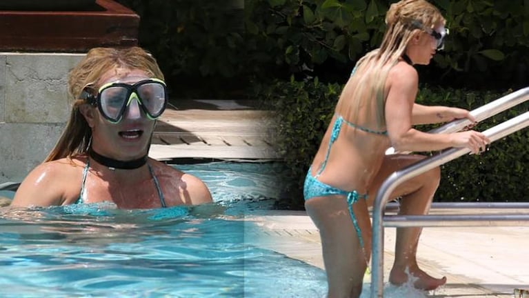 Britney Spears disfrutó del calor de Miami y se mostró en bikini