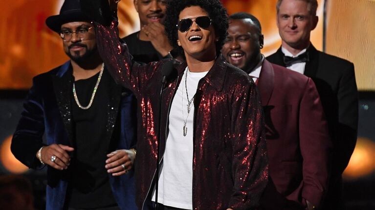 Bruno Mars, el gran triunfador de los Grammy 2018.