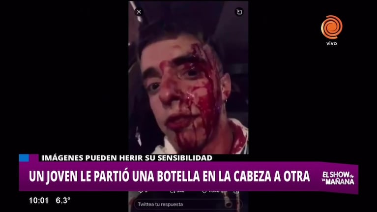 Brutal golpiza en Av. Rafael Núñez