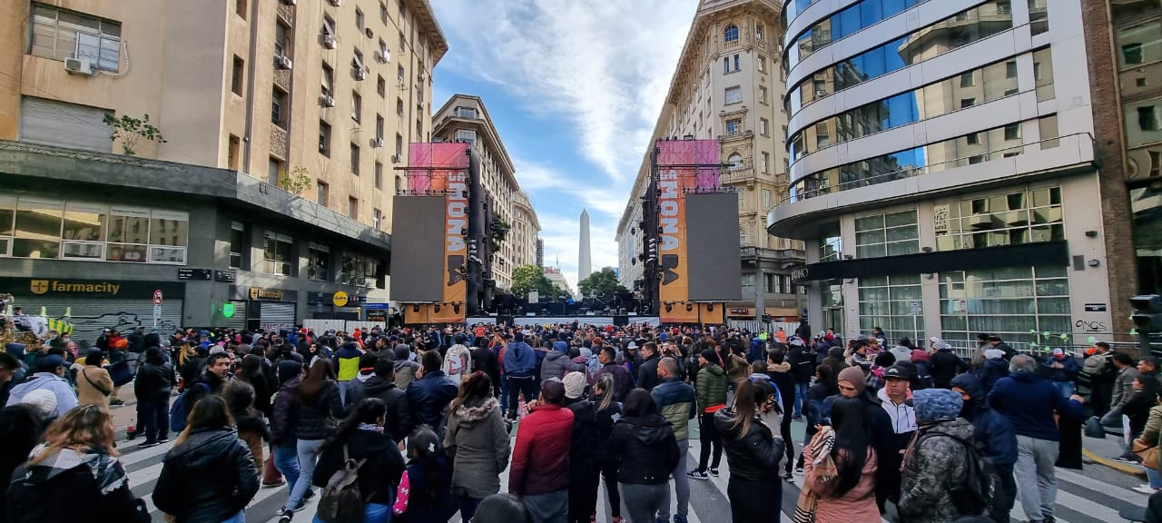 Buenos Aires se prepara para recibir al rey el cuarteto. Fotos: Lucio Casalla/ElDoce.