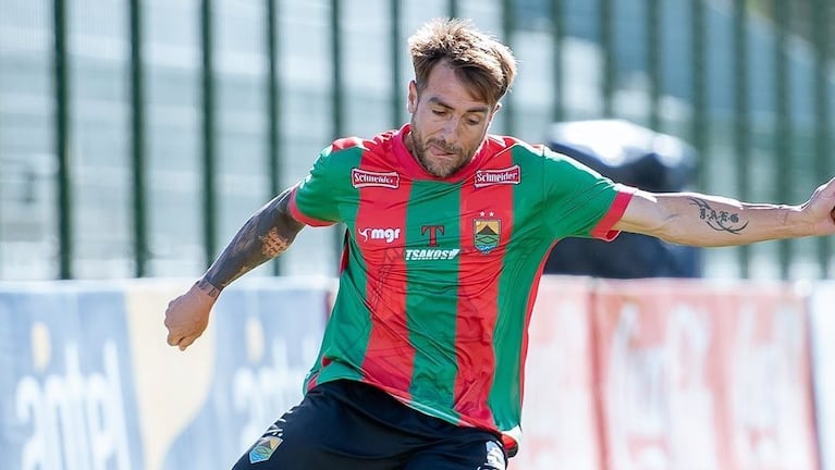 Buffarini en su paso por Rampla Juniors de Uruguay.