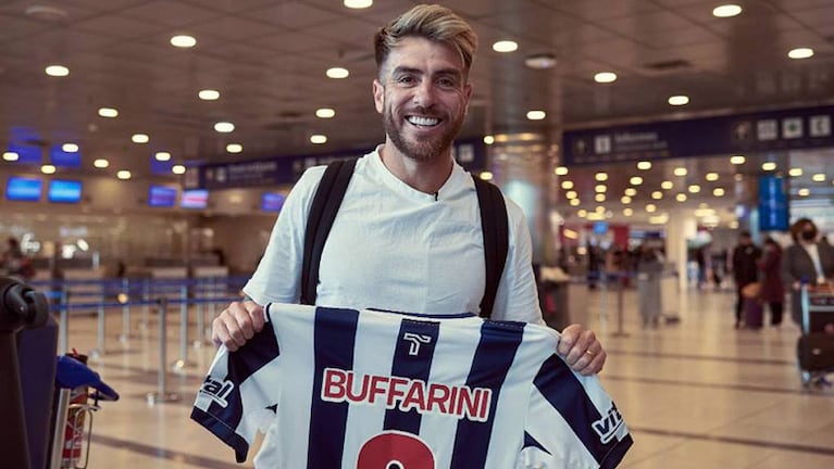 Buffarini expresó su alegría por el regreso a la T. Foto: prensa Talleres.