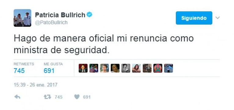 Bullrich: “Vamos a seguir adelante, hagan lo que hagan”