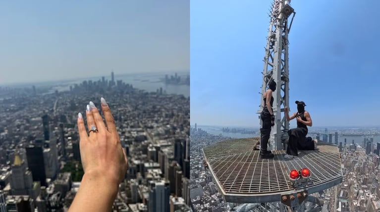 Burlaron la seguridad del Empire State y escalaron la aguja del rascacielos.