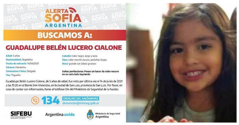 Buscan a Guadalupe: al menos 5 detenidos en 11 allanamientos