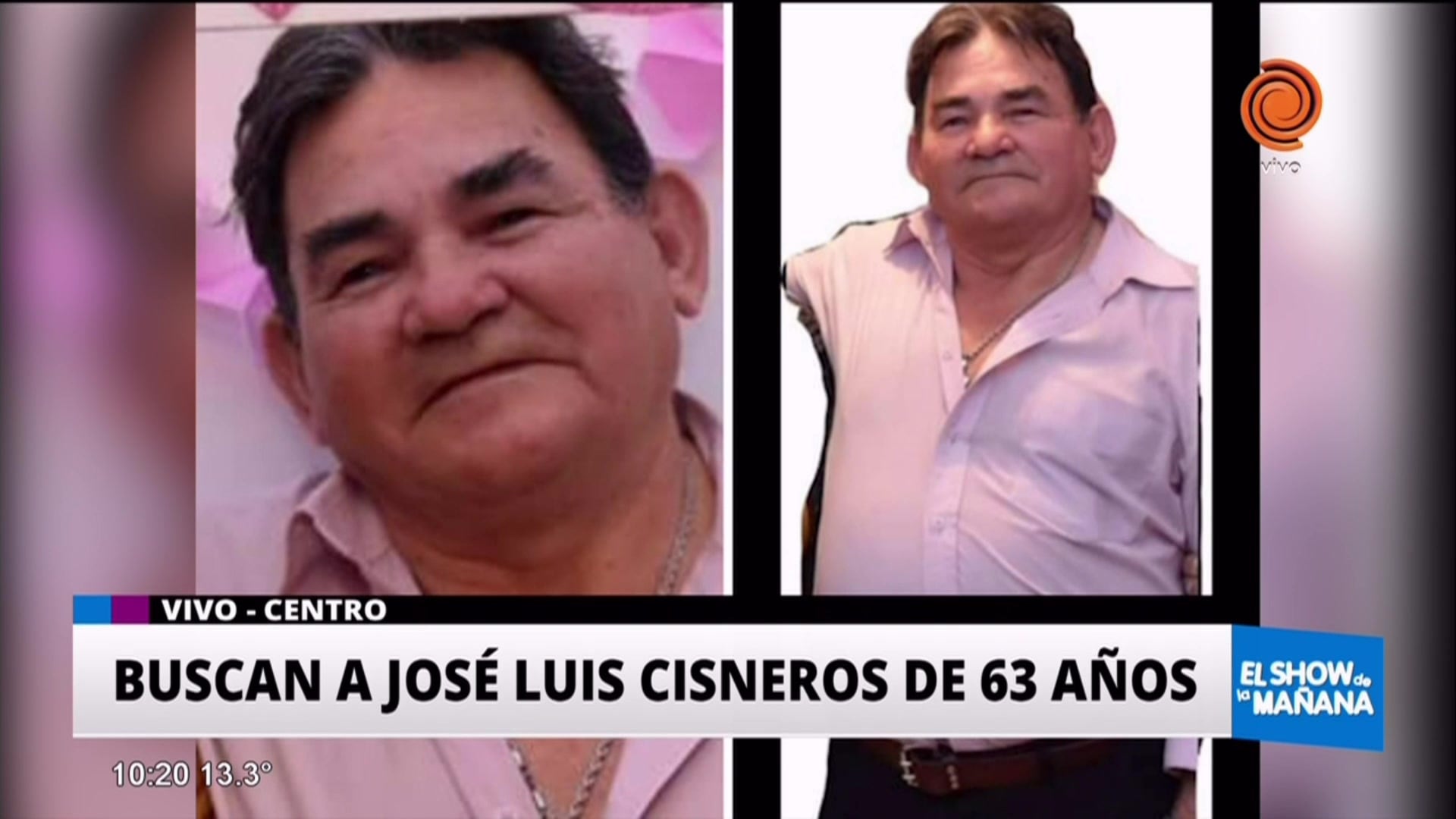 Buscan a José Luis Cisneros