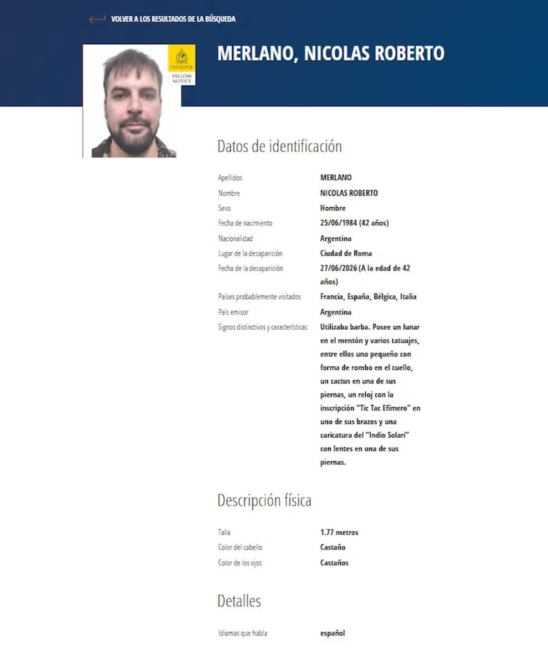 Buscan a un argentino en Roma: le robaron los ahorros y no hay señales desde hace 3 meses