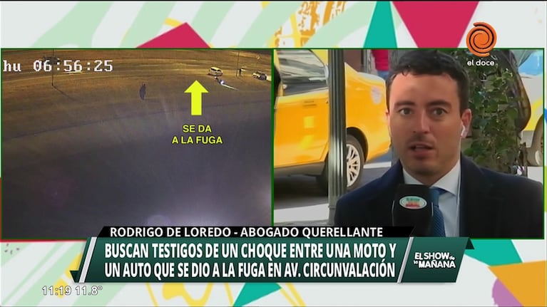 Buscan testigos de un choque en Circunvalación