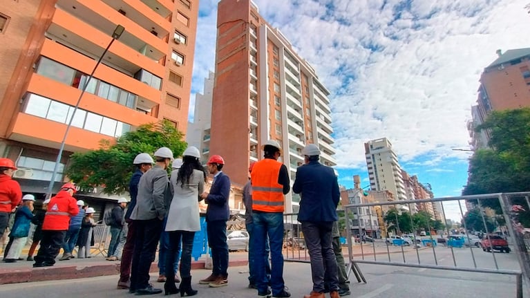 Buscan una solución tras el derrumbe fatal en Güemes. Foto: Pablo Olivarez / El Doce.