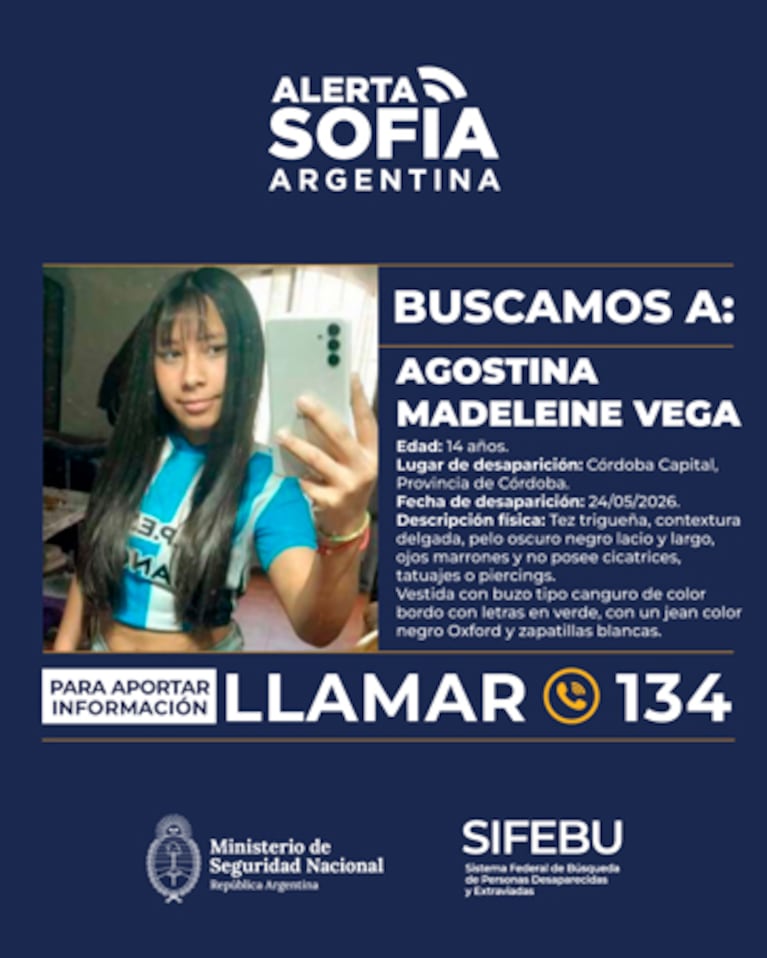 Búsqueda contrarreloj de Agostina Vega: allanamientos, un detenido y muchos interrogantes
