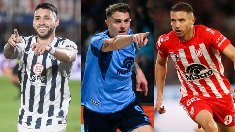 Bustos, Vegetti y Martínez, figuras de los cordobeses en la Liga Profesional.