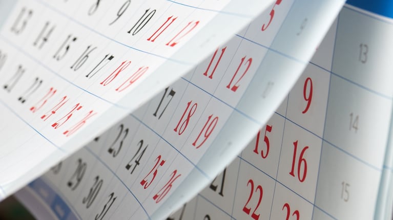 Calendario con todos los feriados que habrá en 2025 . (Foto: Adobe Stock)