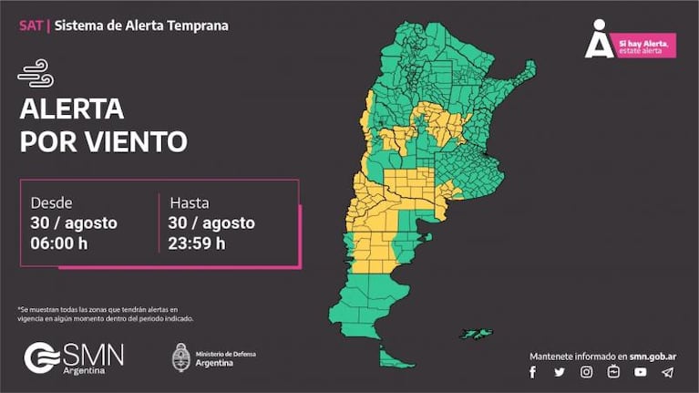 Calor de verano, alerta por vientos y brusco descenso: el pronóstico para Córdoba