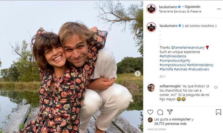 Calu Rivero de novia y con planes de casamiento