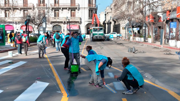 Cambiará radicalmente la visual de la tradicional calle 27 de abril, frente a la Plaza San Martín.