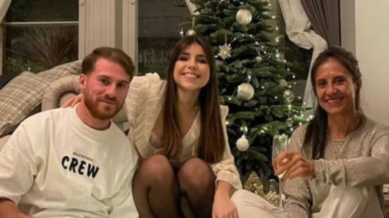 Cami Mayan pasó fiestas con la familia Mac Allister.
