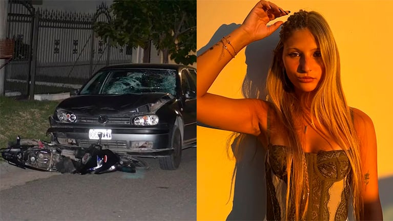 Camila Zabala está detenida por matar a un motociclista.