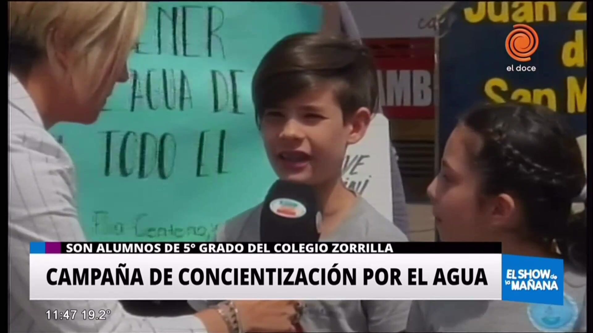 Campaña de concientización por el agua