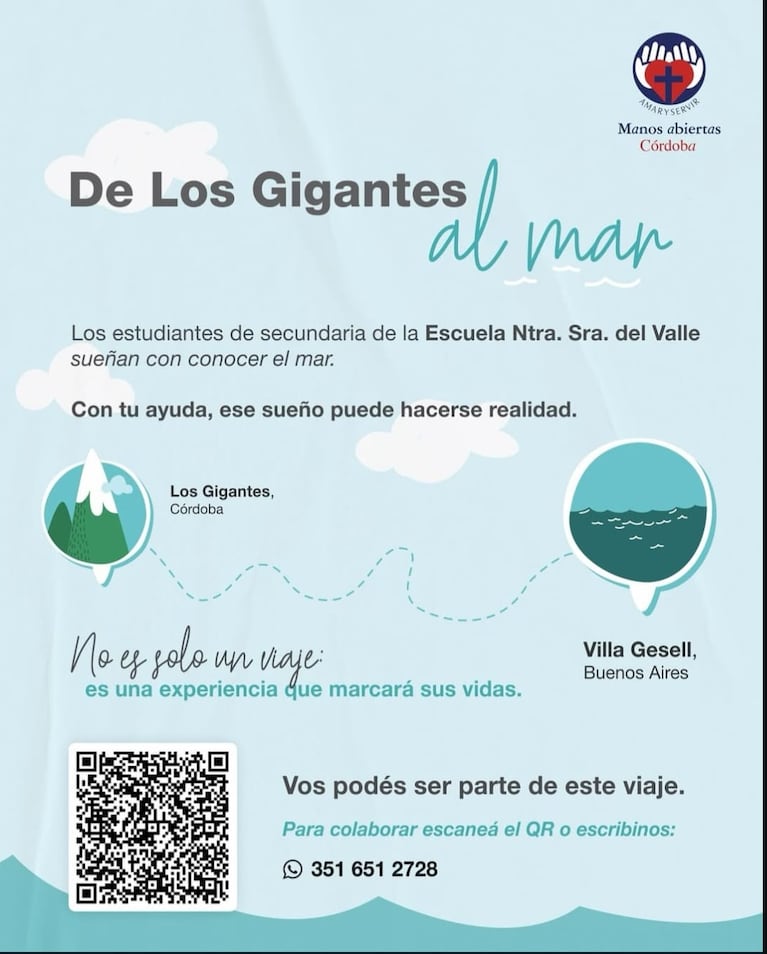Campaña de la Fundación Manos Abiertas.