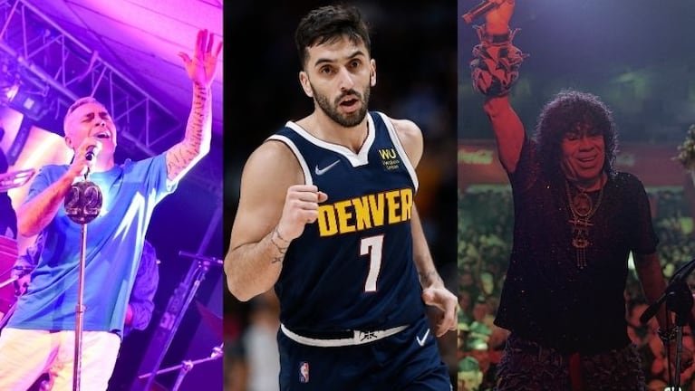 Campazzo dio clases de cuarteto en un streaming de Buenos Aires.