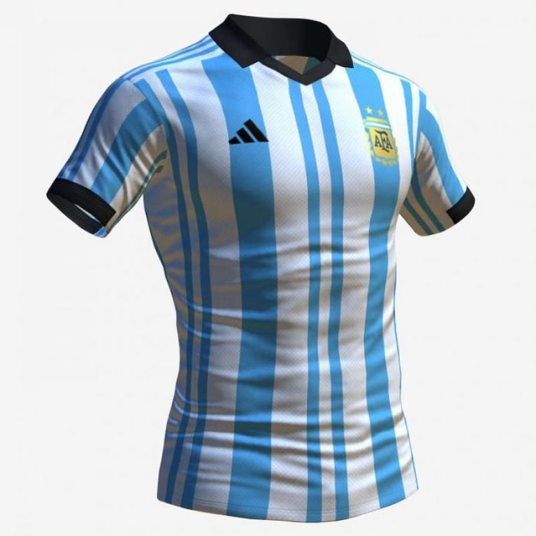 Campeona e invicta: se retira la camiseta "camuflada" de la Selección Argentina