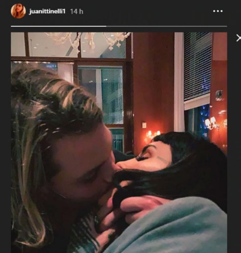 Cande Tinelli confirmó su reconciliación con una romántica foto que después borró