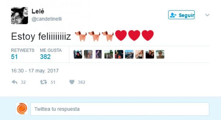 Cande Tinelli festejó la baja de la Mole Moli del Bailando