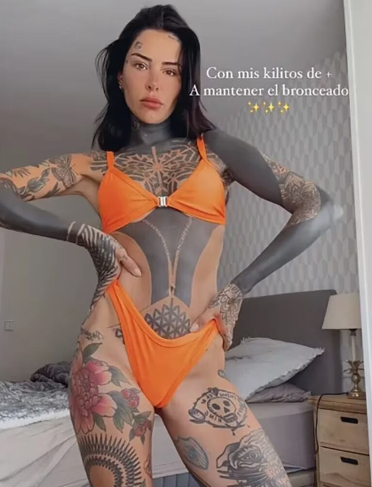 Cande Tinelli publicó una foto en bikini, habló de “kilitos de más” y fue cuestionada