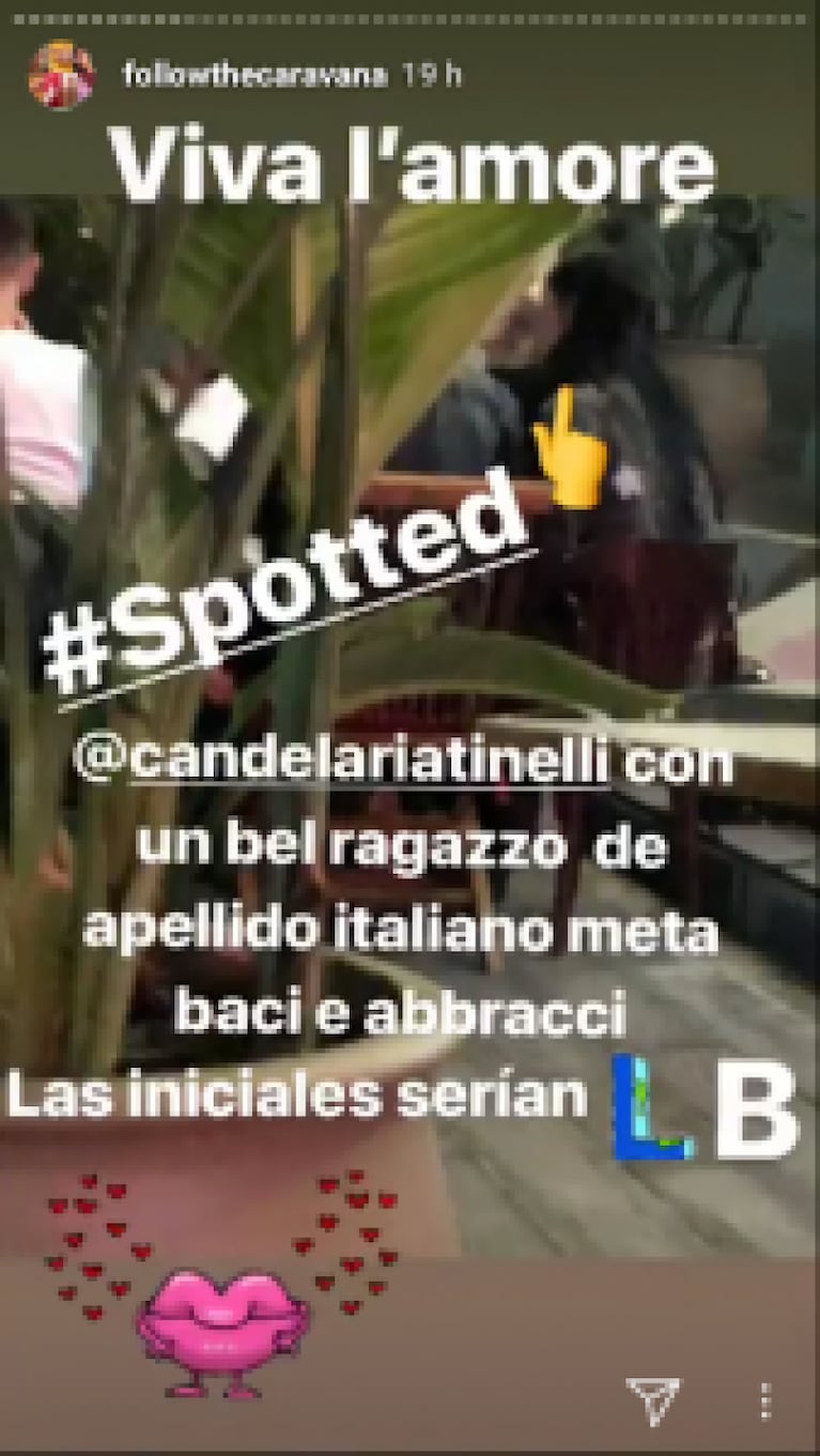 Cande Tinelli y su nuevo novio