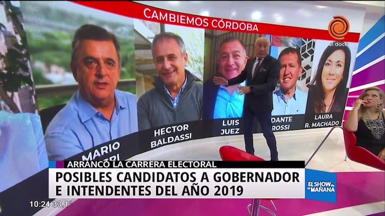 Candidatos a Gobernador e Intendente 2019