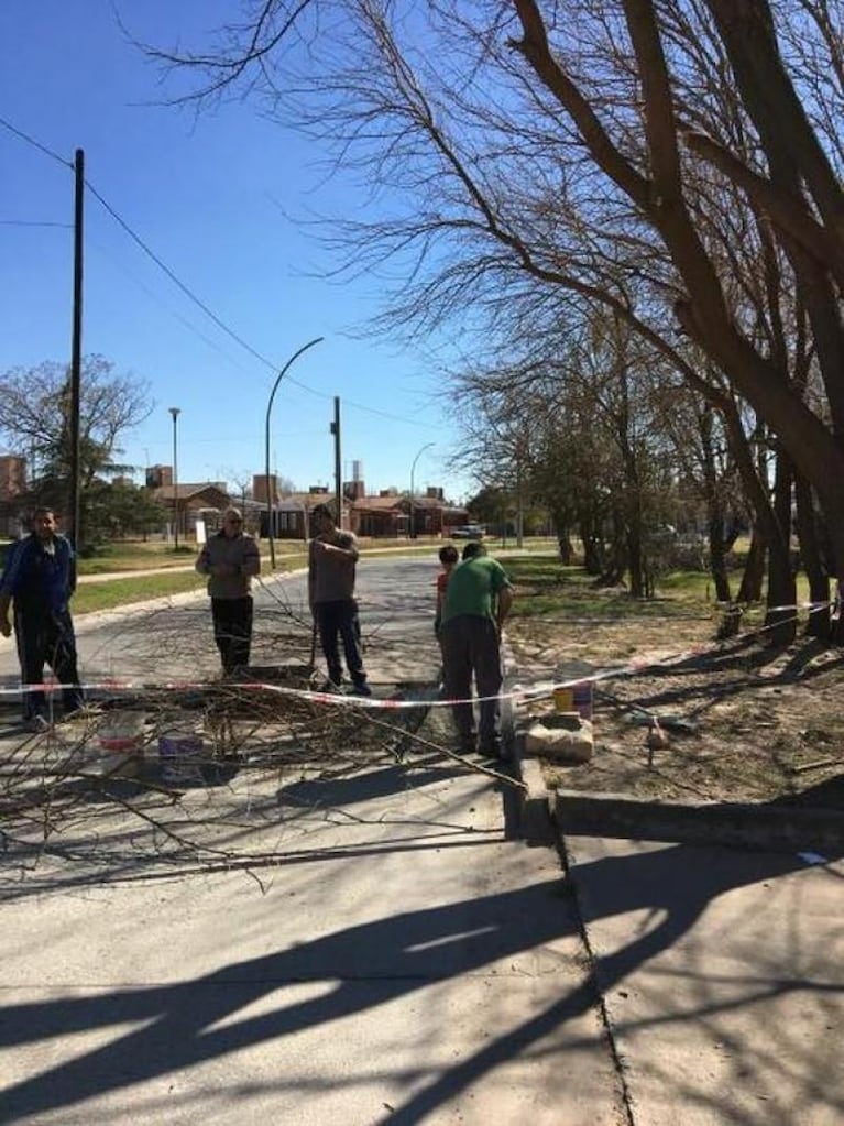 Cansados de reclamar, los vecinos decidieron arreglar las calles 