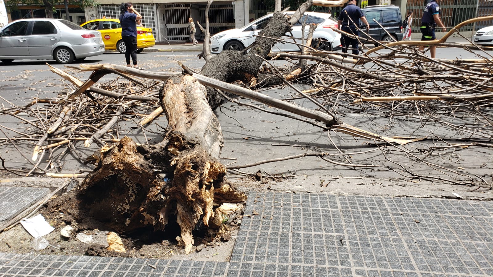 Caos de trnsito en pleno centro de Crdoba. Foto: Nstor Ghino / El Doce.