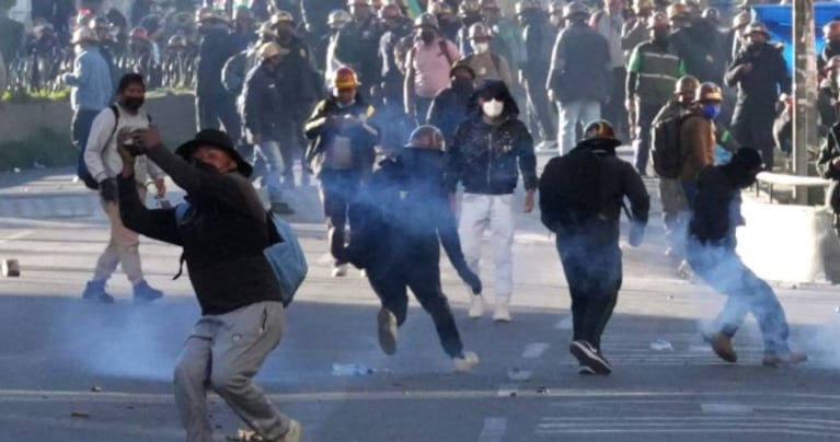 Caos y protestas en Bolivia.