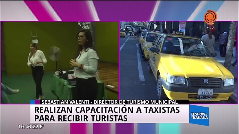 Capacitación a taxistas por el turismo