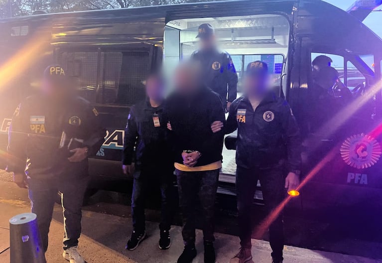 Captura del sicario Fabio Rosa Carvalho.