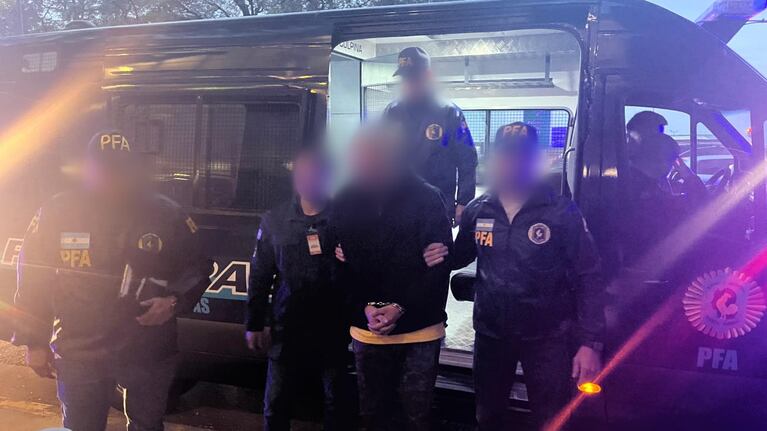 Captura del sicario Fabio Rosa Carvalho.