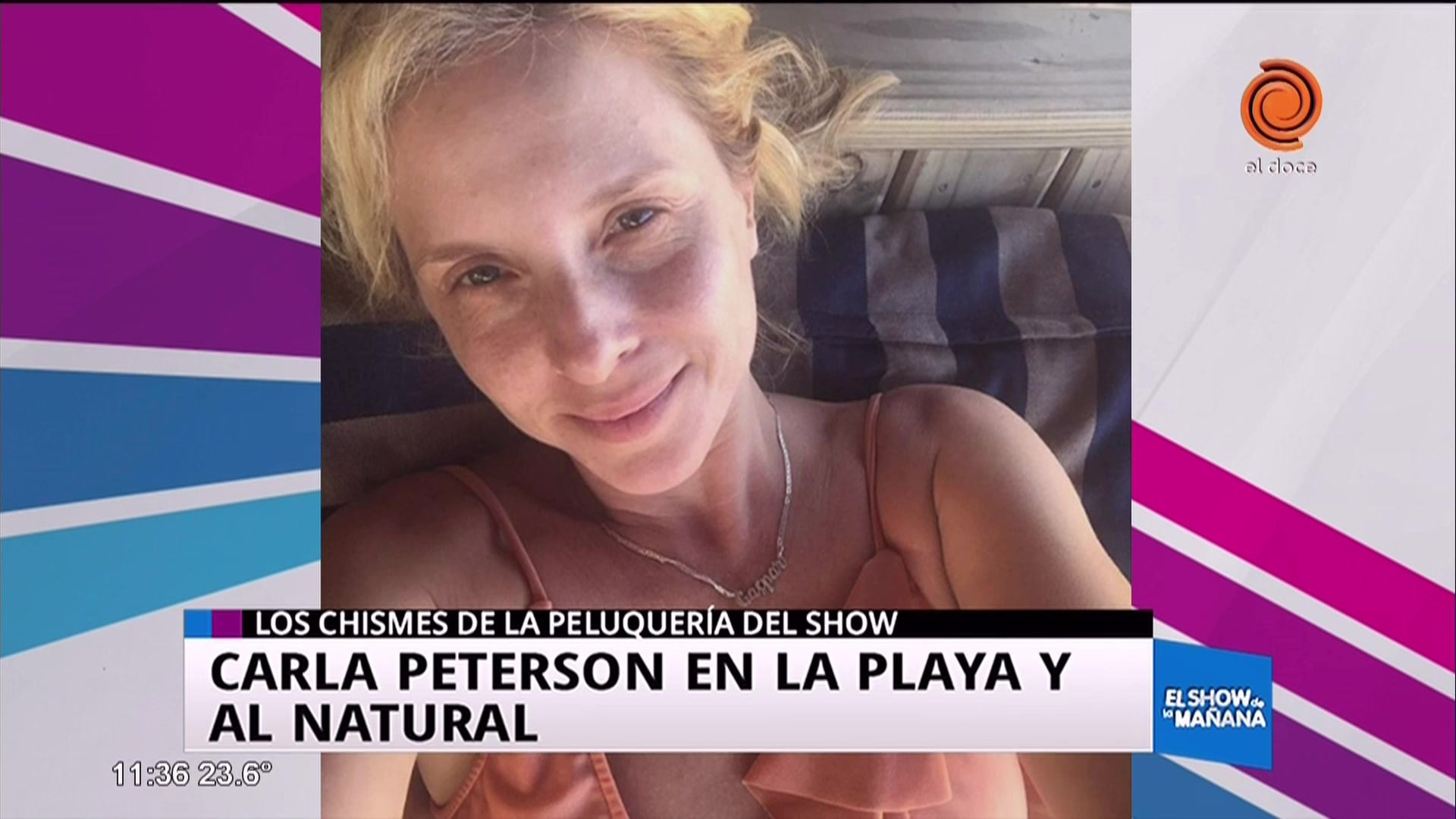 Carla Peterson a cara lavada