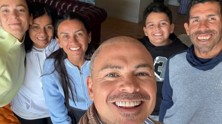 Carli Jimenez posteó una foto junto al DT de Talleres