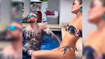 Carli y Natalia, súper relajados de vacaciones. 