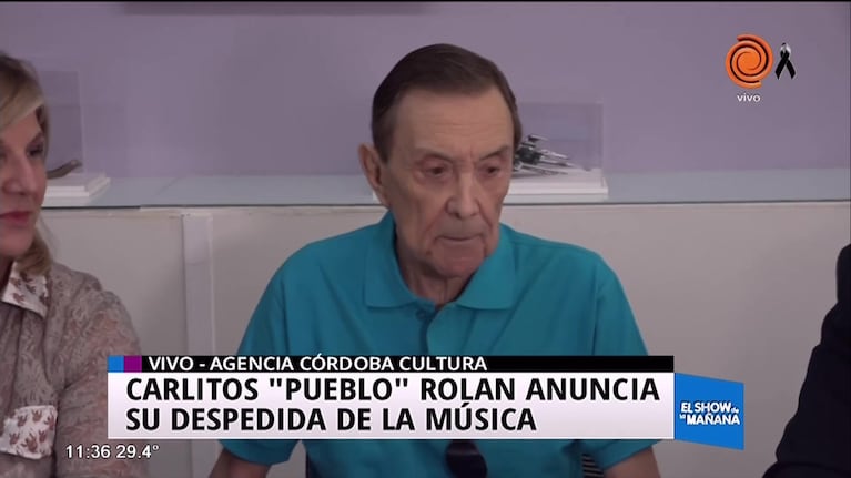 Carlitos "Pueblo" Rolán anuncia su despedida