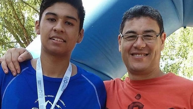 Carlos Muños y su hijo vivieron una noche de terror en Río Cuarto.
