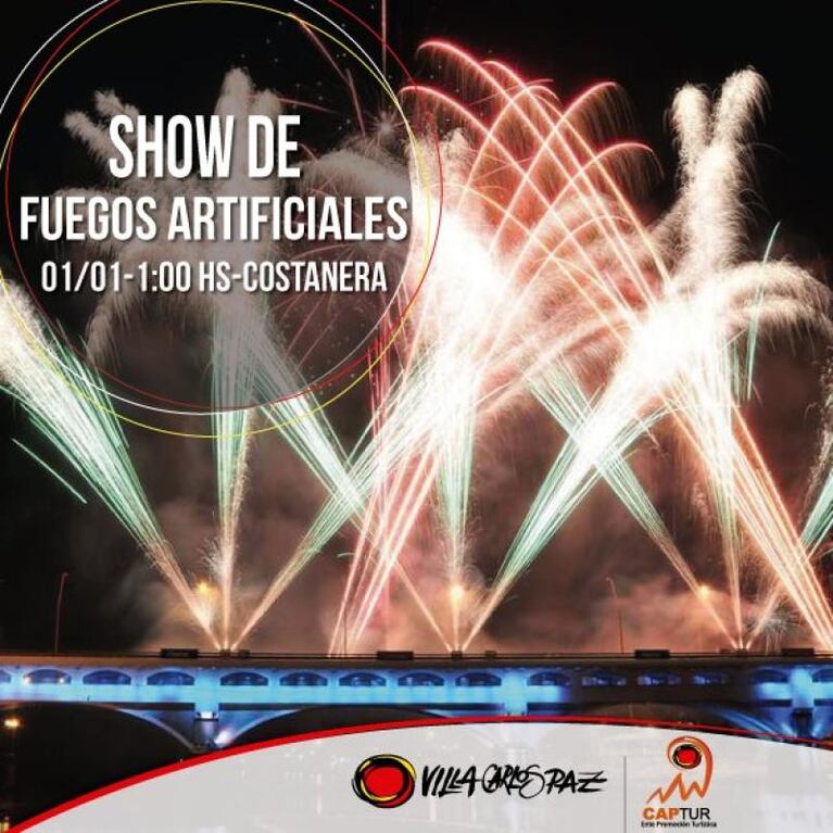 Carlos Paz se quedó sin show de fuegos artificiales