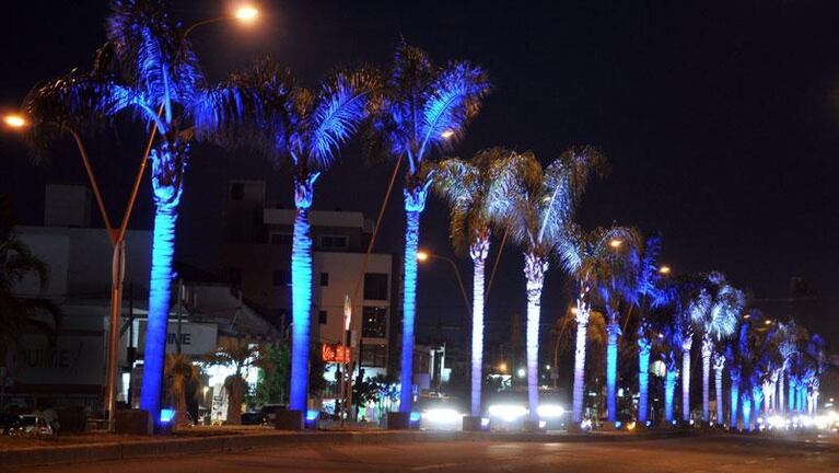 Carlos Paz, una ciudad "albiazul"