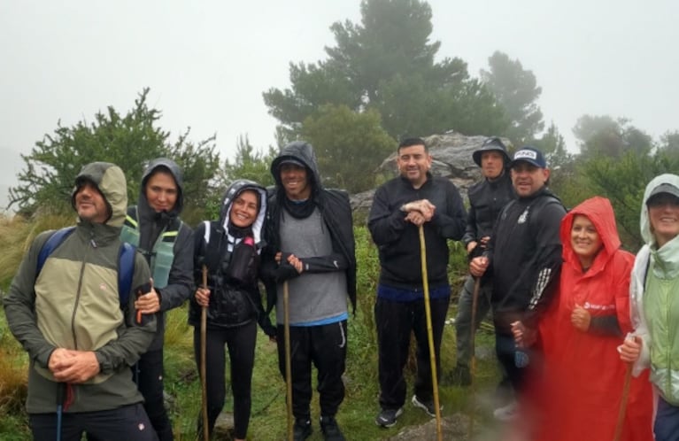 Carlos Tevez en el Champaquí.