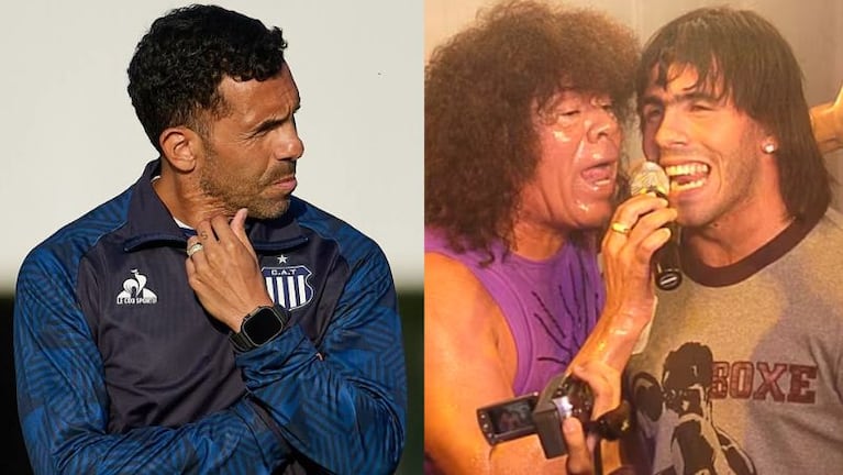 Carlos Tevez y su pasado cuartetero.