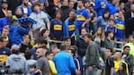 Carlos Zannini fue insultado por otros hinchas de Boca en la Bombonera. Foto: Clarín.